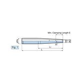 SUPER SLIM Type Clamping diameter: ø4 - ø12 Shrink Fit Chuck - Big-tools Industrial Supply Tools for Metal Cutting